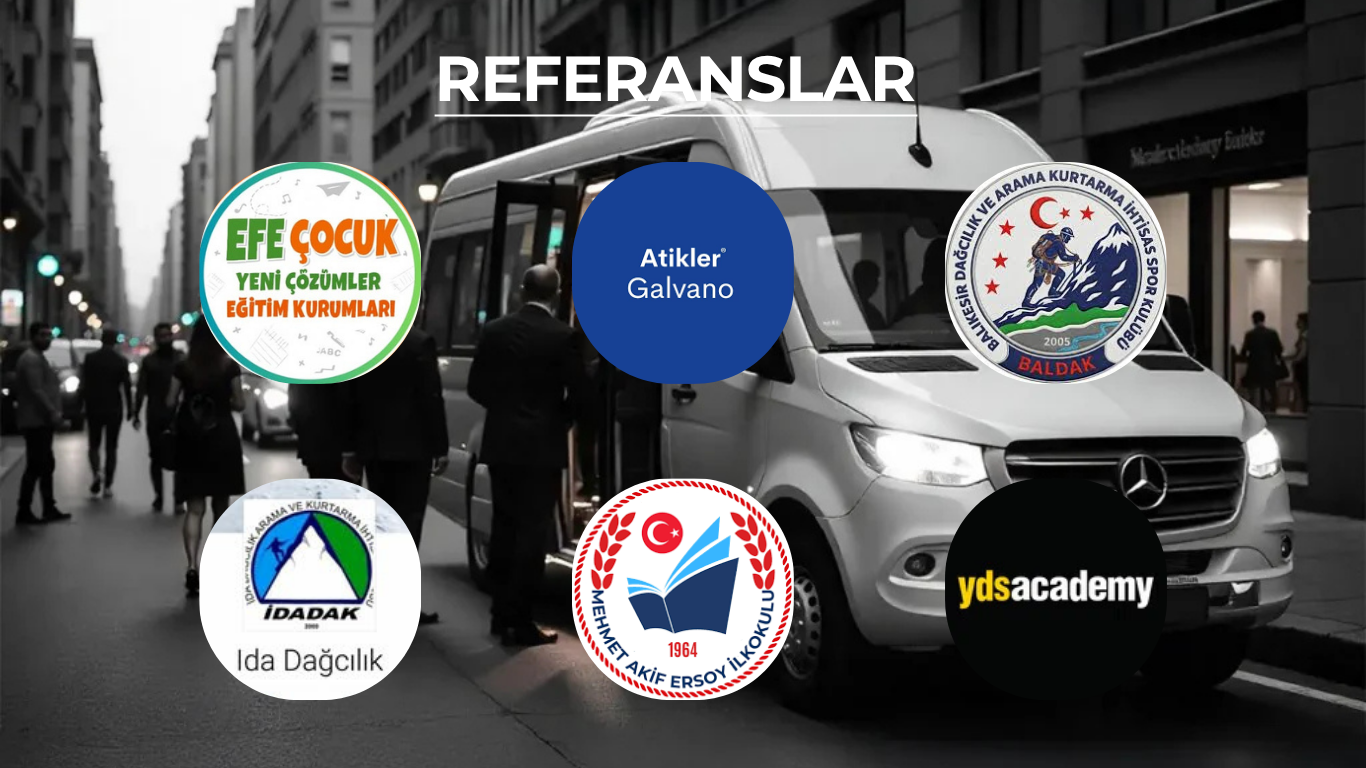 Deniz Group Taşımacılık referansları: Efe Çocuk, Atıklar Galvano, BALDAK, İDADAK, Mehmet Akif Ersoy İlkokulu ve YDS Academy